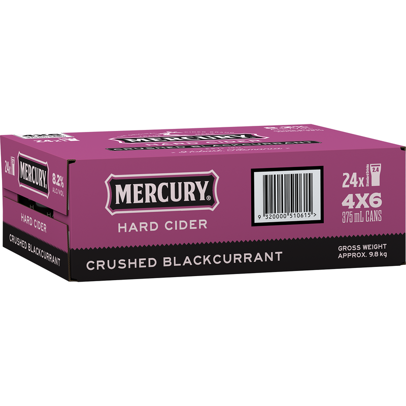 MERCURY HARD CIDER CRUSHED BLACKCURRANT CAN
