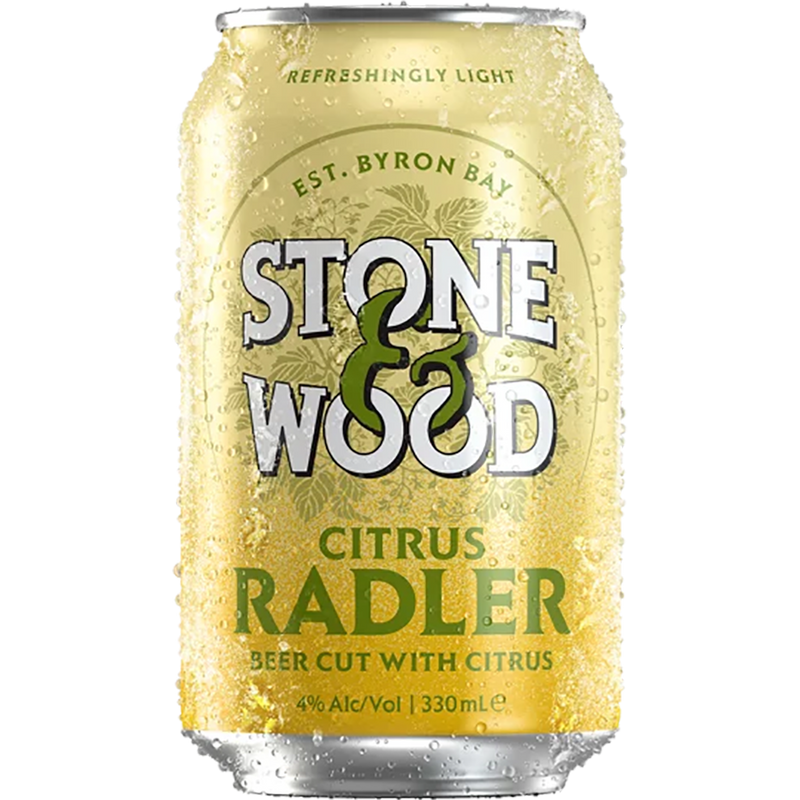 STONE & WOOD RADLER CITRUS BEER CANS
