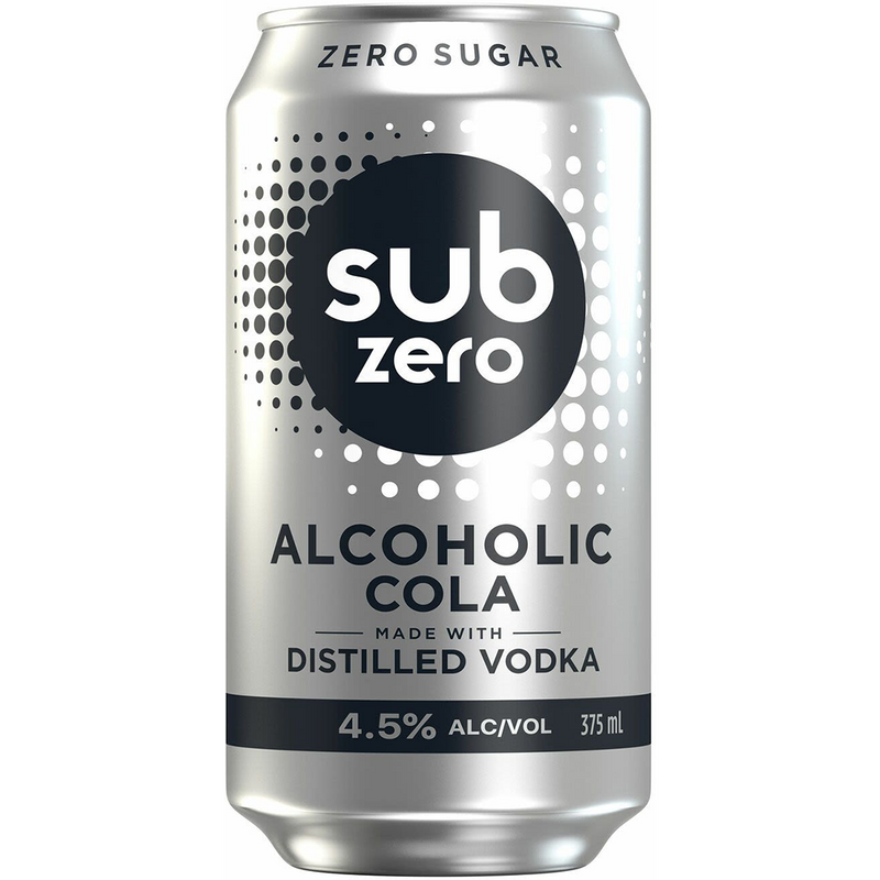 SUB ZERO HARD COLA CANS