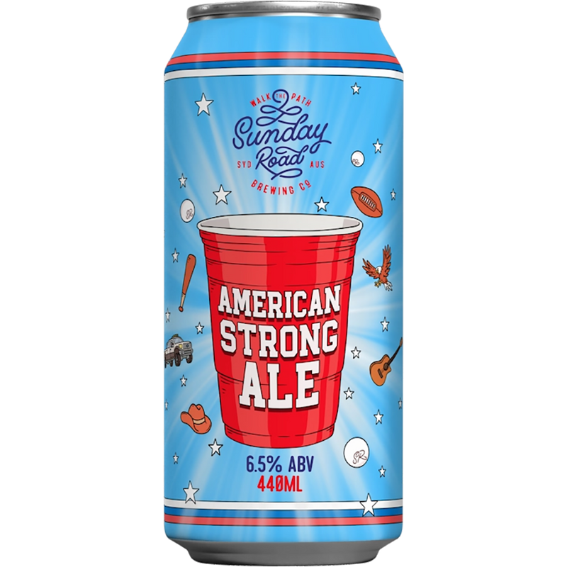 SUNDAY ROAD AMERICAN STRONG ALE CAN