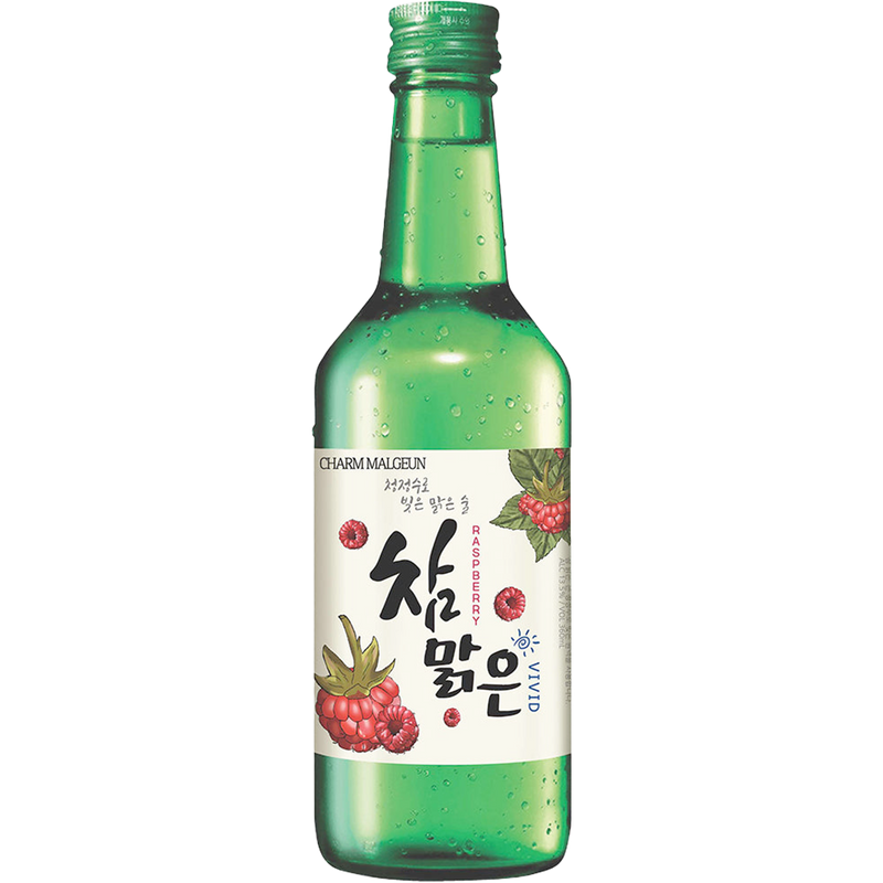 VIVID RASPBERRY SOJU BOTTLES