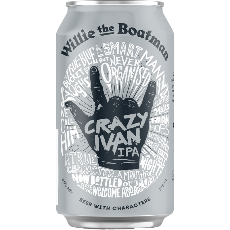 WILLIE THE BOAT CRAZY IVAN IPA CANS