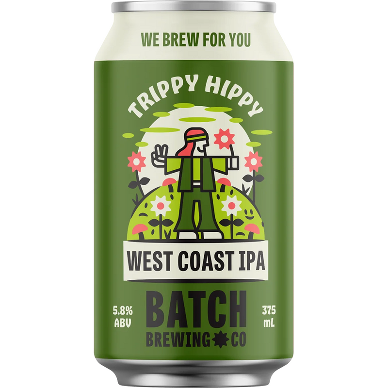 BATCH TRIPPY HIPPY WEST COAST IPA CAN