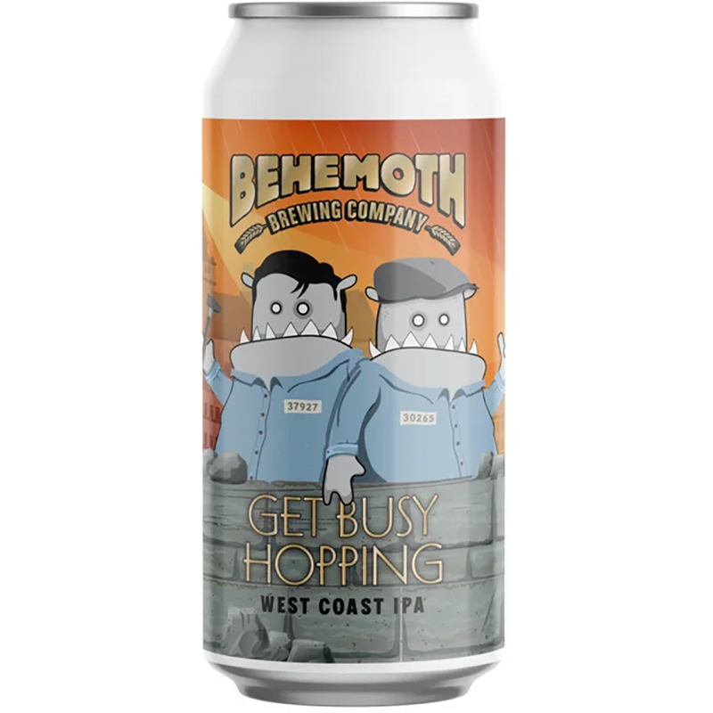 BEHEMOTH GET BUSY HOPPING IPA CAN