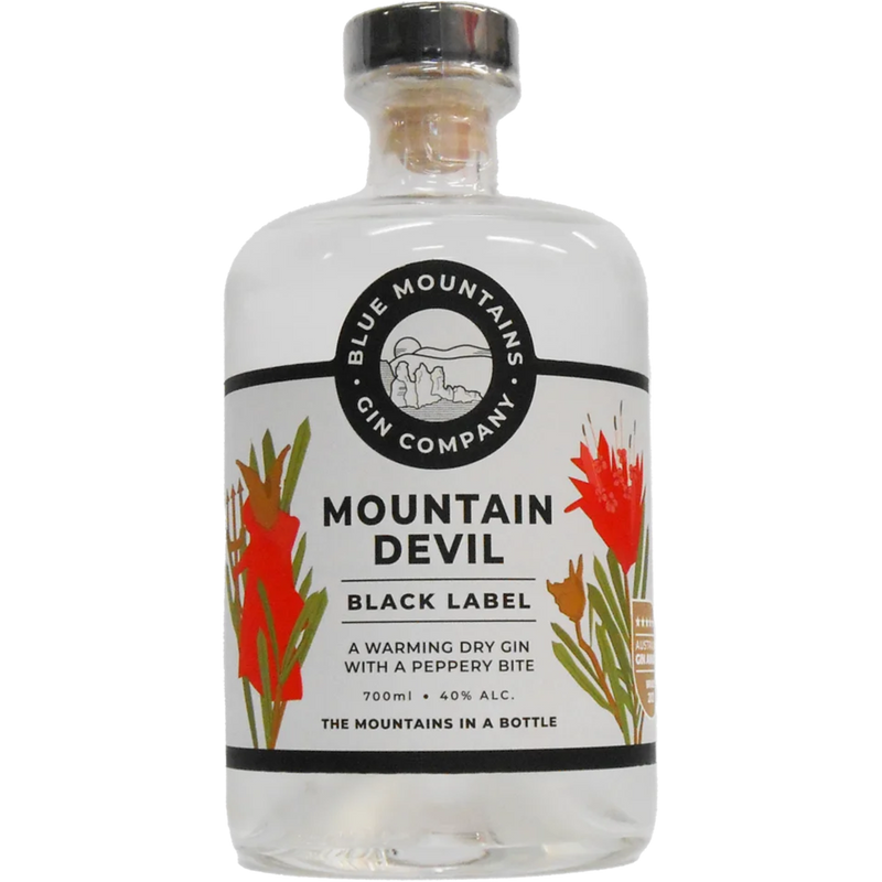 BLUE MOUNTAINS GIN COMPANY BLACK LABEL GIN 700ML