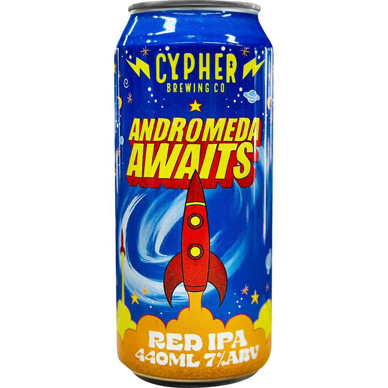CYPHER ANDROMEDA AWAITS RED IPA CAN