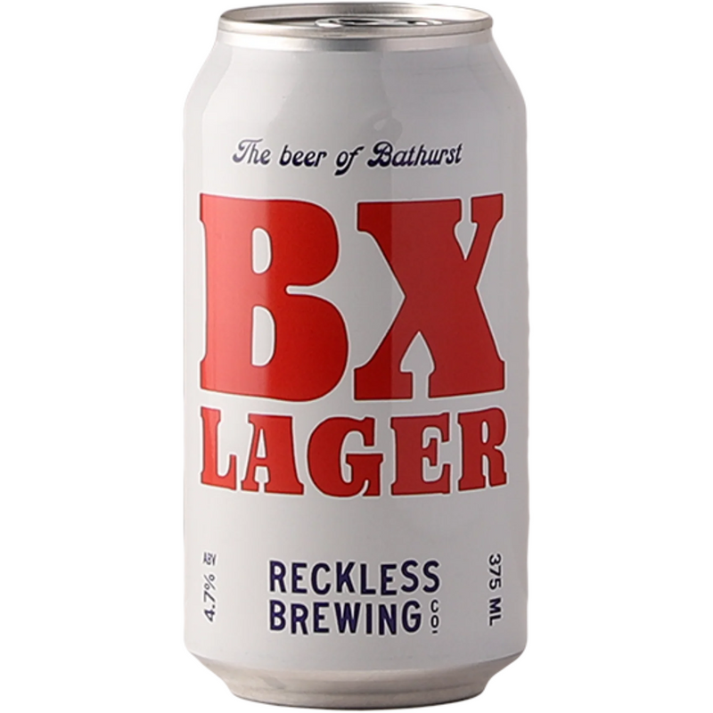 RECKLESS BX LAGER CANS
