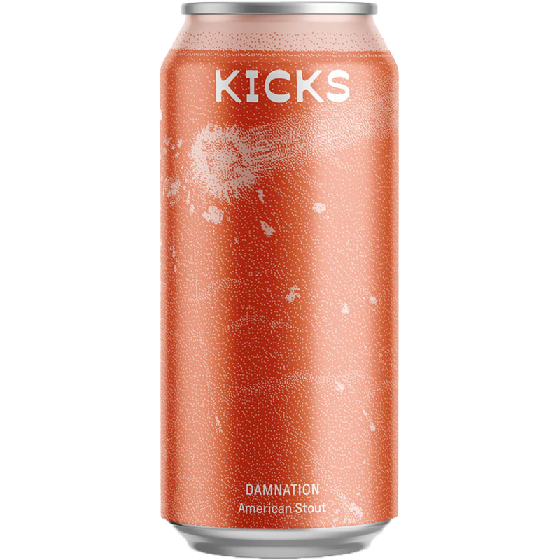 KICKS DAMNATION AMERICAN STOUT CAN