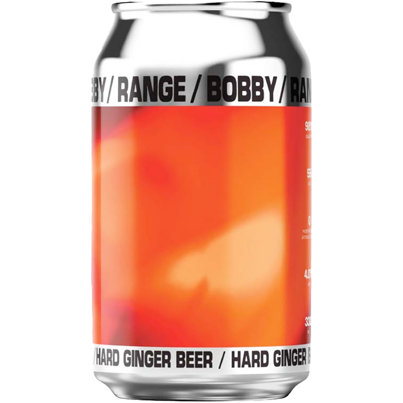 RANGE X BOBBY HARD GINGER BEER CANS