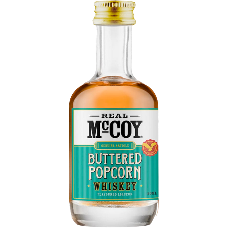 REAL MCCOY BUTTERED POPCORN WHISKY 50ML