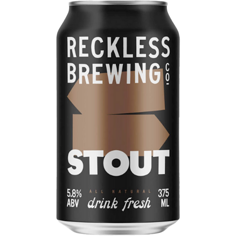 RECKLESS STOUT CANS