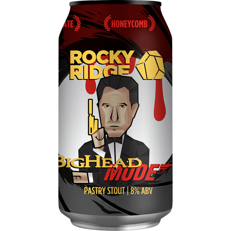ROCKY RIDGE BIG HEAD MODE HONEY CHOC PASTRY STOUT CAN