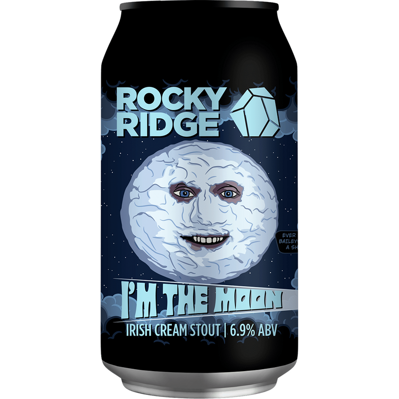 ROCKY RIDGE I'M THE MOON IRISH CREAM STOUT CAN