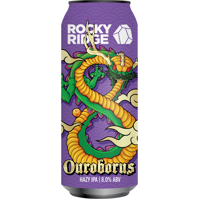 ROCKY RIDGE OUROBOROS HAZY IIPA CAN