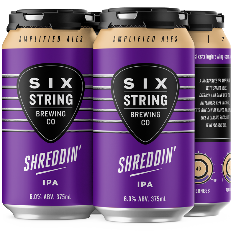 SIX STRING SHREDDIN' IPA CANS