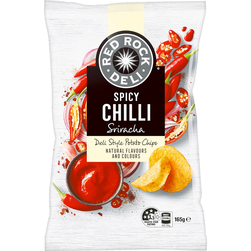 SMITHS RED ROCK CHILLI SRIRACHA 165G