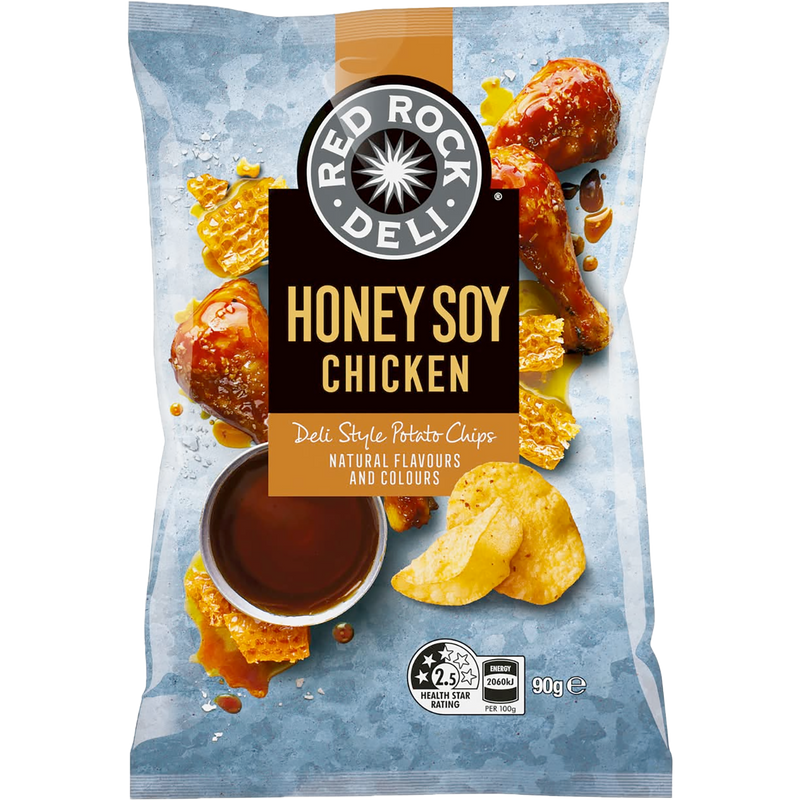 SMITHS RED ROCK HONEY SOY CHICKEN 90g