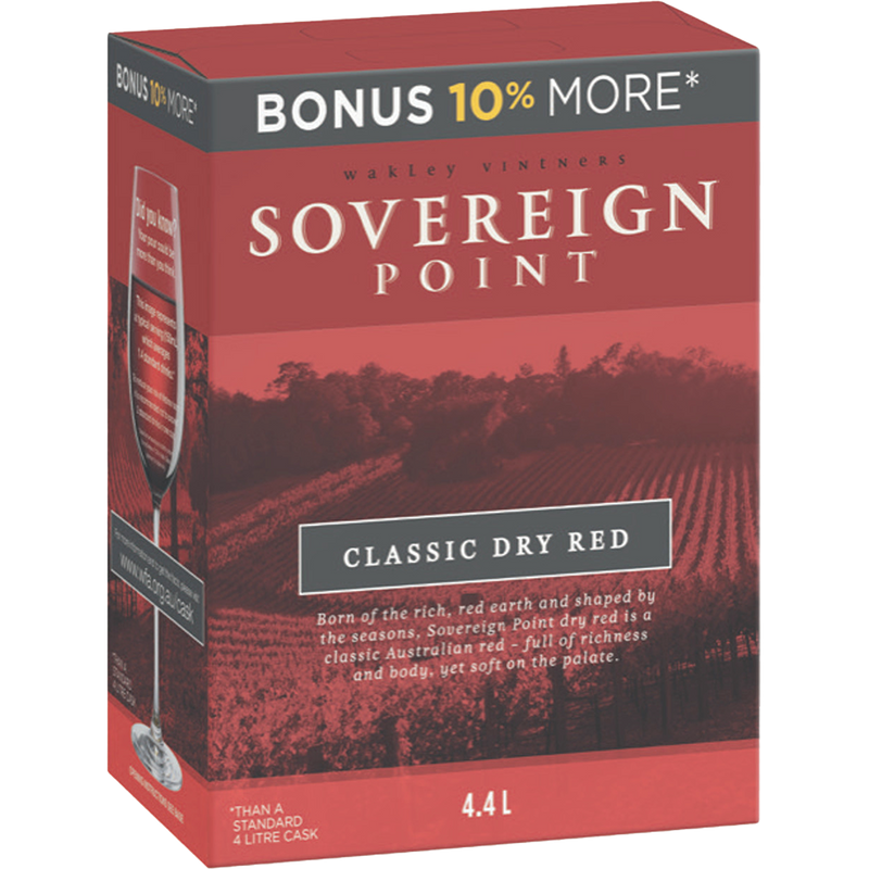 SOVEREIGN POINT DRY RED 4.4L