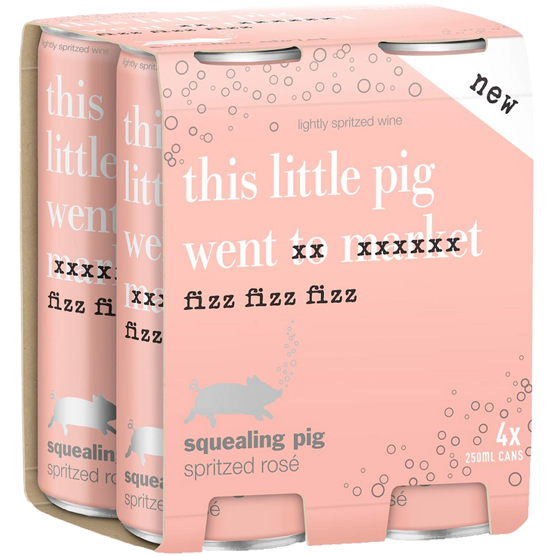 SQUEALING PIG ROSE CAN 250ML