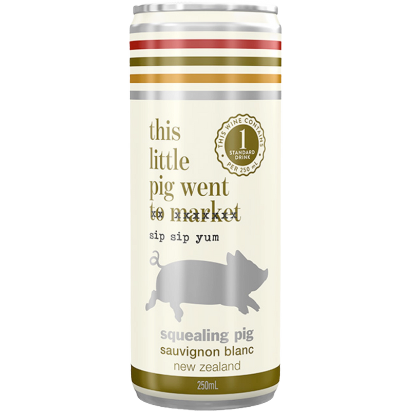 SQUEALING PIG SAUV BLANC CANS