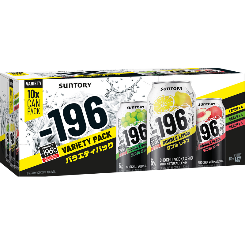 SUNTORY -196 MIXED 10PK CANS