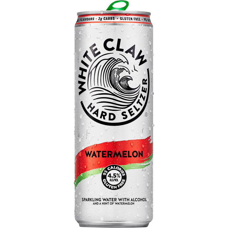 WHITE CLAW WATERMELON SELTZER CAN