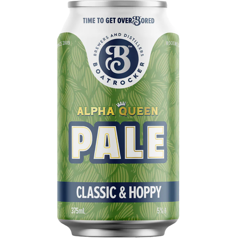 BOATROCKER ALPHA QUEEN PALE ALE CANS