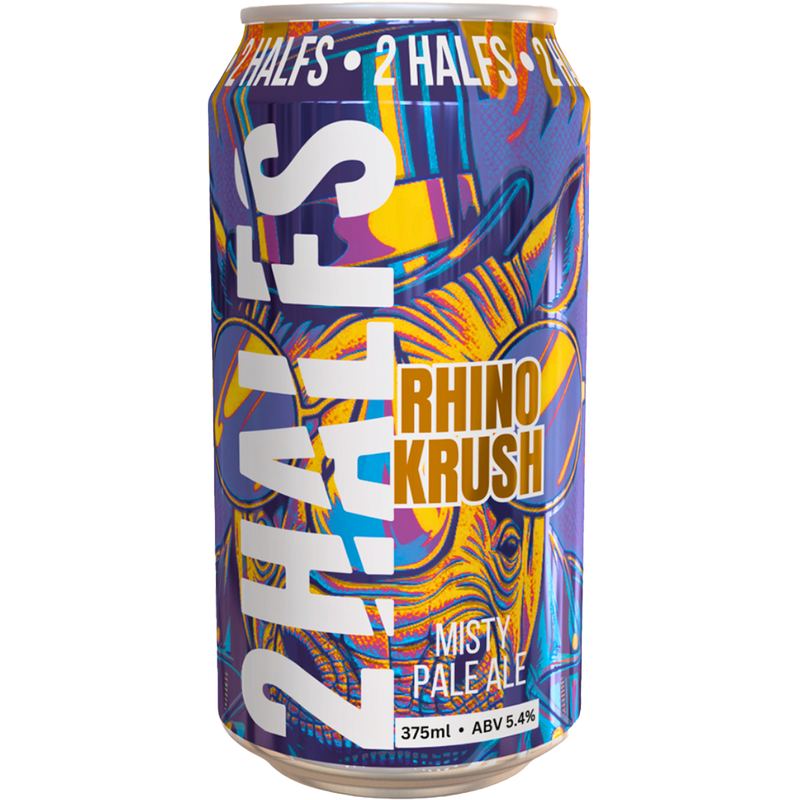 2 HALFS RHINO KRUSH HAZY PALE CAN
