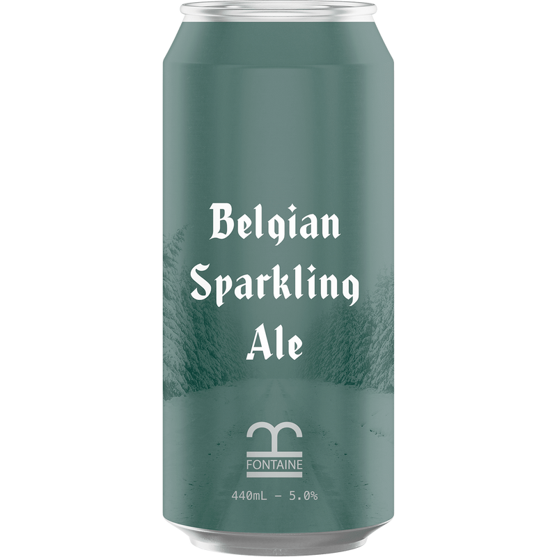 BEER FONTAINE SPARKLING FOREST BELGIAN STYLE SPARKLING ALE CAN