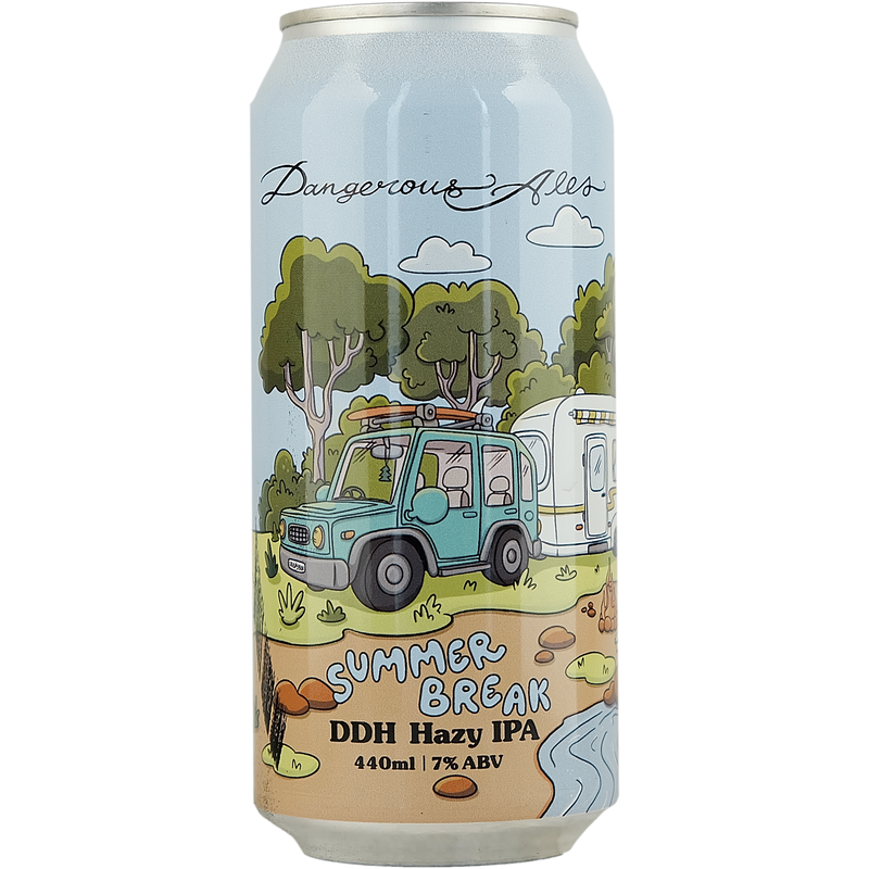 DANGEROUS ALES SUMMER BREAK HAZY IPA CAN