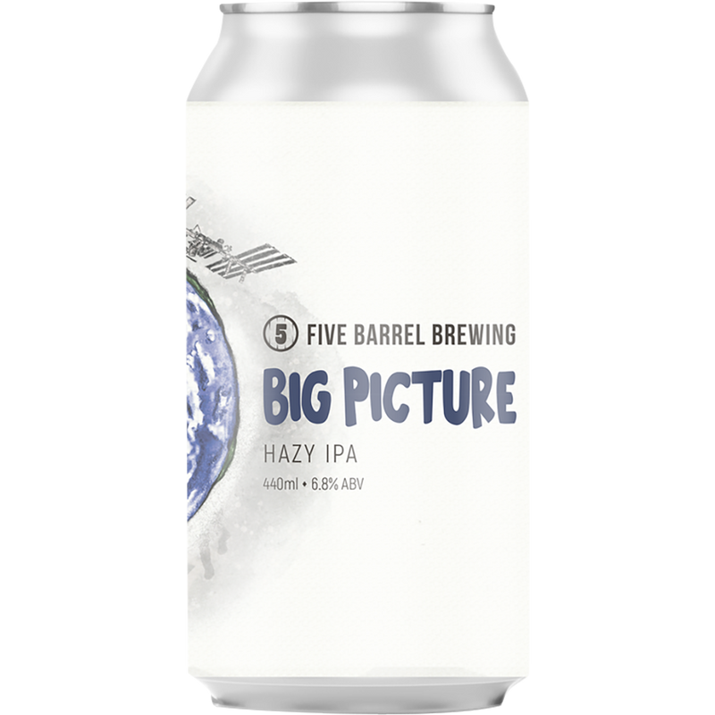 FIVE BARREL BIG PICTURE HAZY IPA CAN