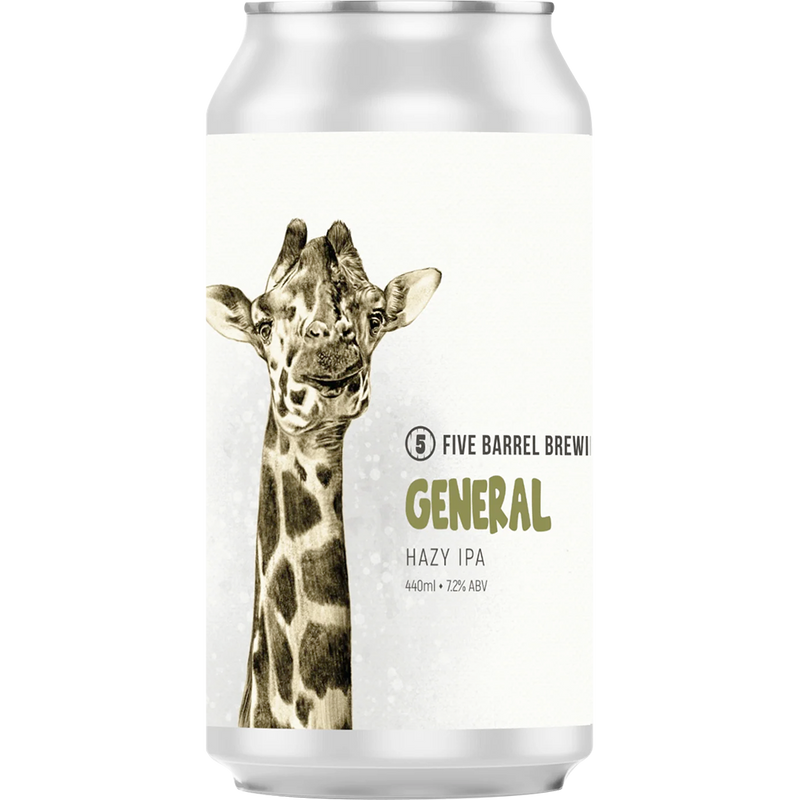 FIVE BARREL GENERAL HAZY IPA CAN