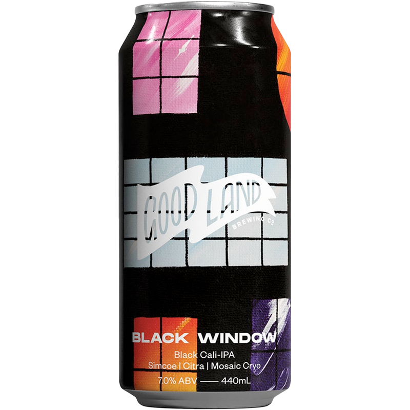 GOOD LAND BLACK WINDOW BLACK CALI IPA CAN