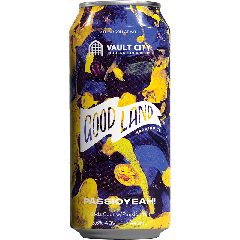 GOOD LAND PASSIOYEAH! SODA SOUR WITH PASSIONFRUIT CAN