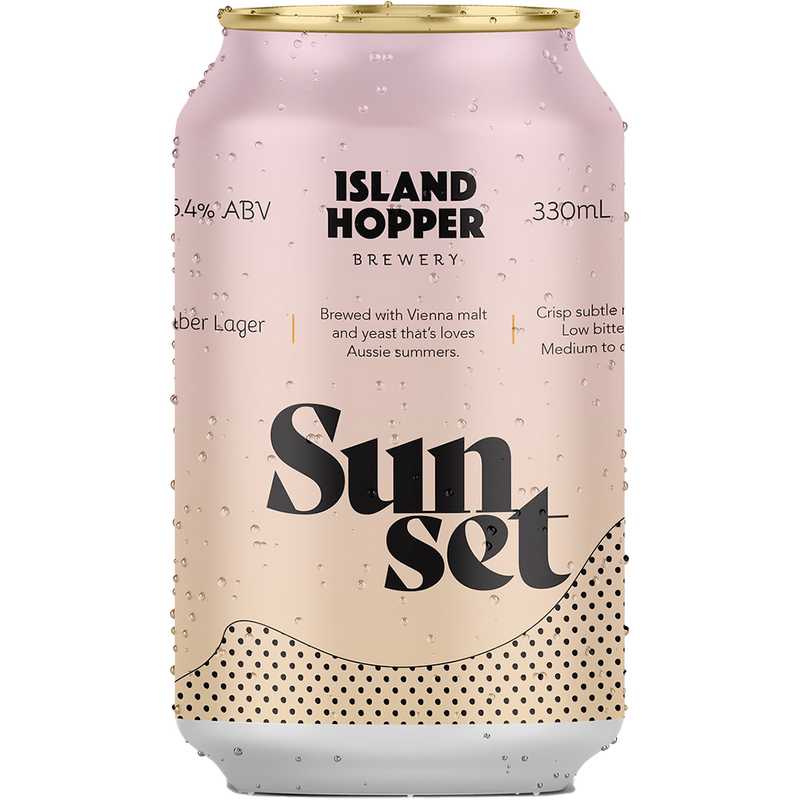 ISLAND HOPPER SUNSET AMBER LAGER CANS