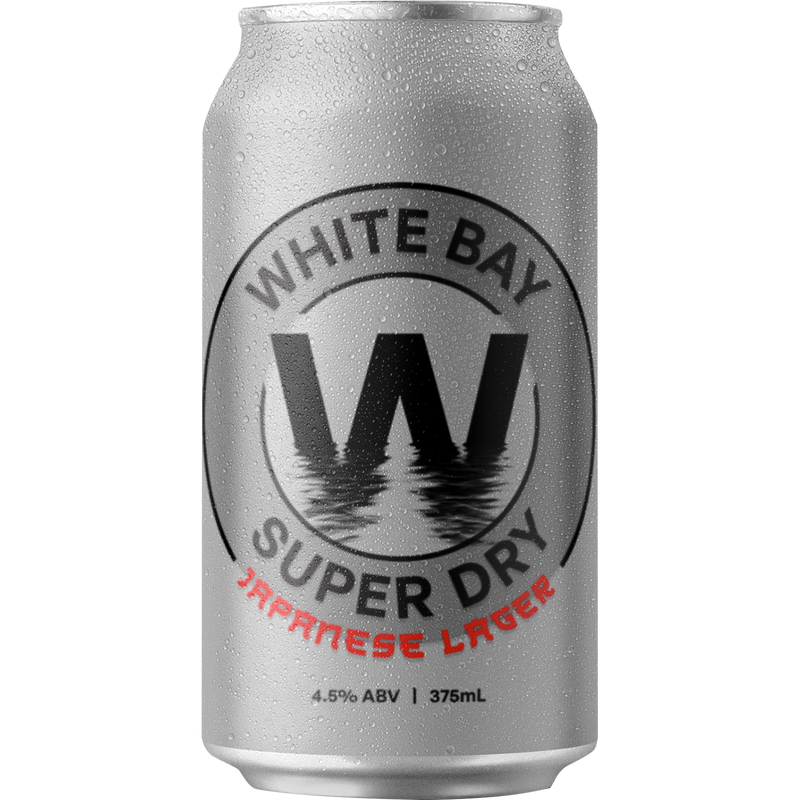 WHITE BAY SUPERDRY JAPANESE LAGER CAN