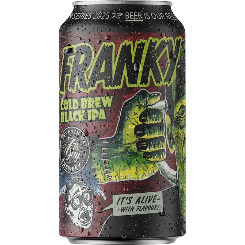 7TH DAY FRANKY COLD BREW BLACK IPA CAN
