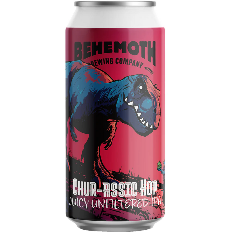 BEHEMOTH CHUR-ASSIC HOP UNFILTERED IPA CAN