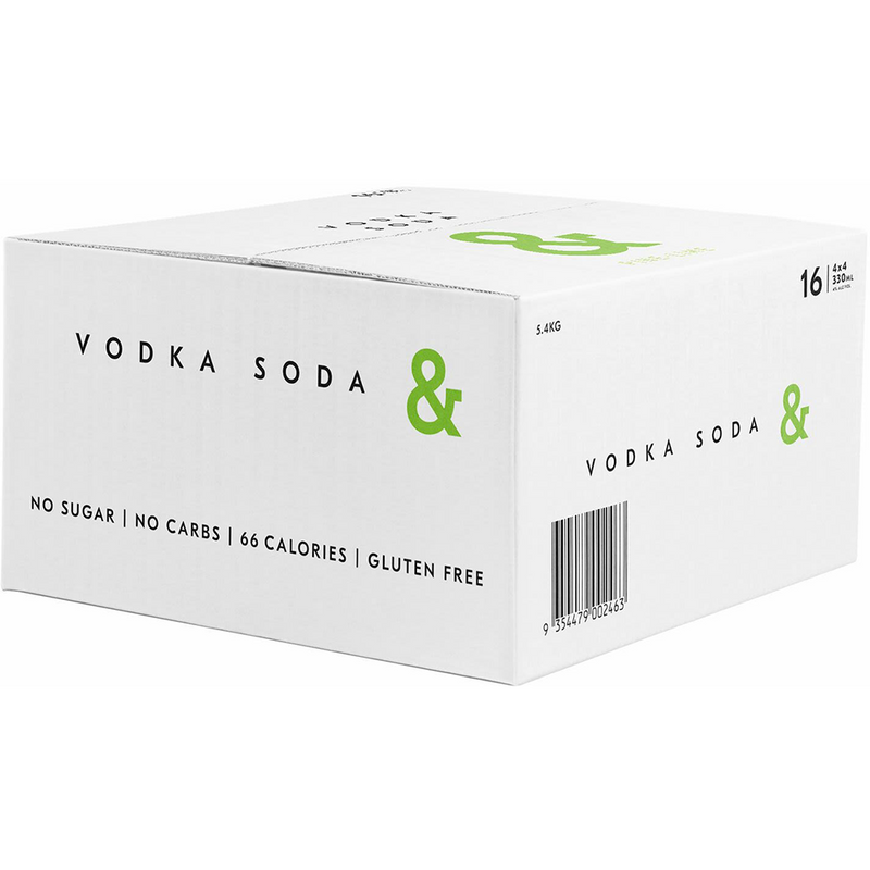 & AMPERSAND VODKA PINE LIME CANS