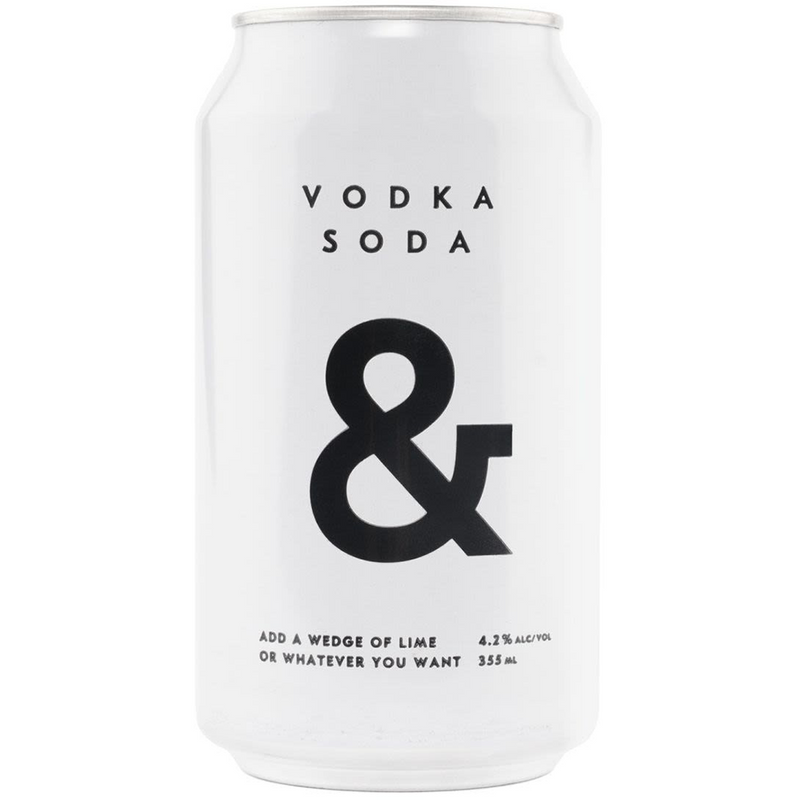 & AMPERSAND VODKA SODA CANS
