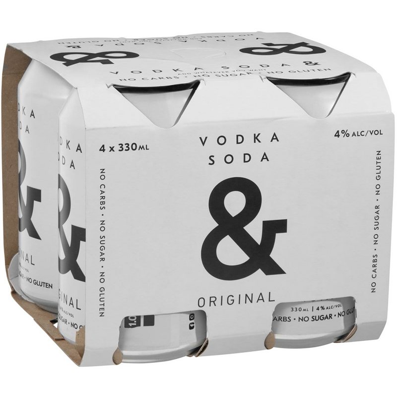 & AMPERSAND VODKA SODA CANS