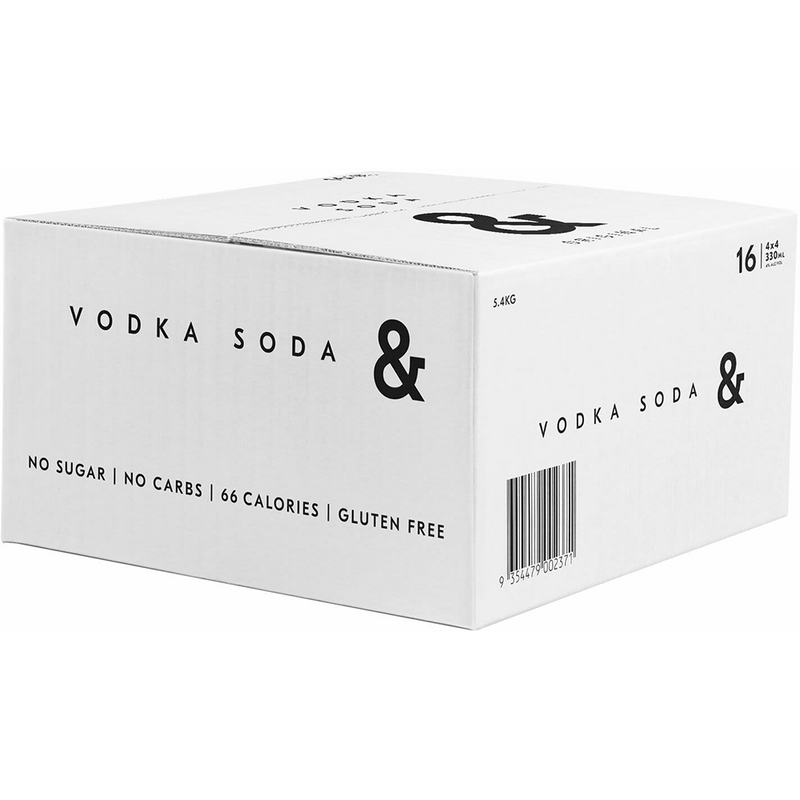 & AMPERSAND VODKA SODA CANS