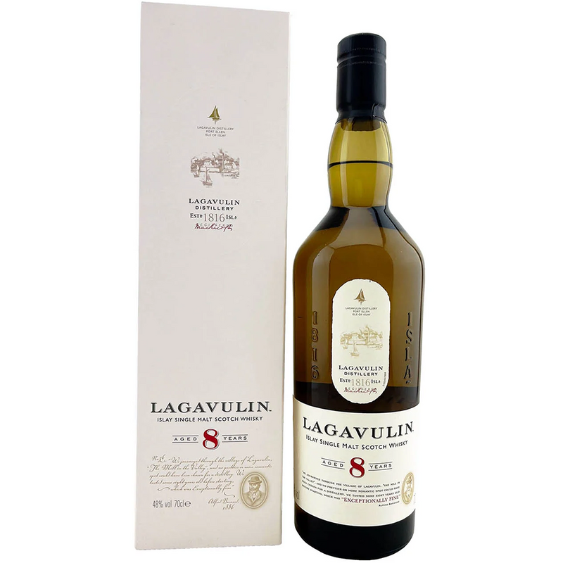 LAGAVULIN 8Y.O. SINGLE MALT SCOTCH 700ML