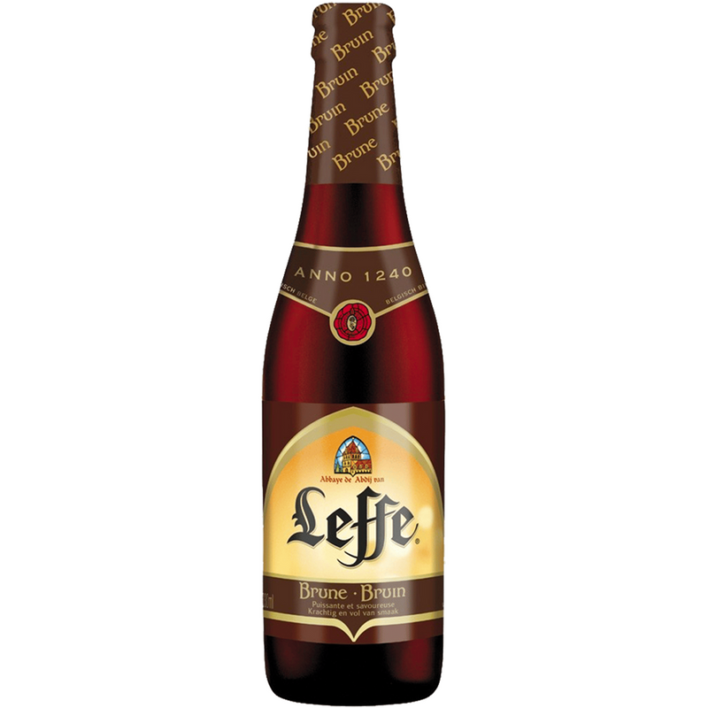 LEFFE BROWN ALE BOTTLES