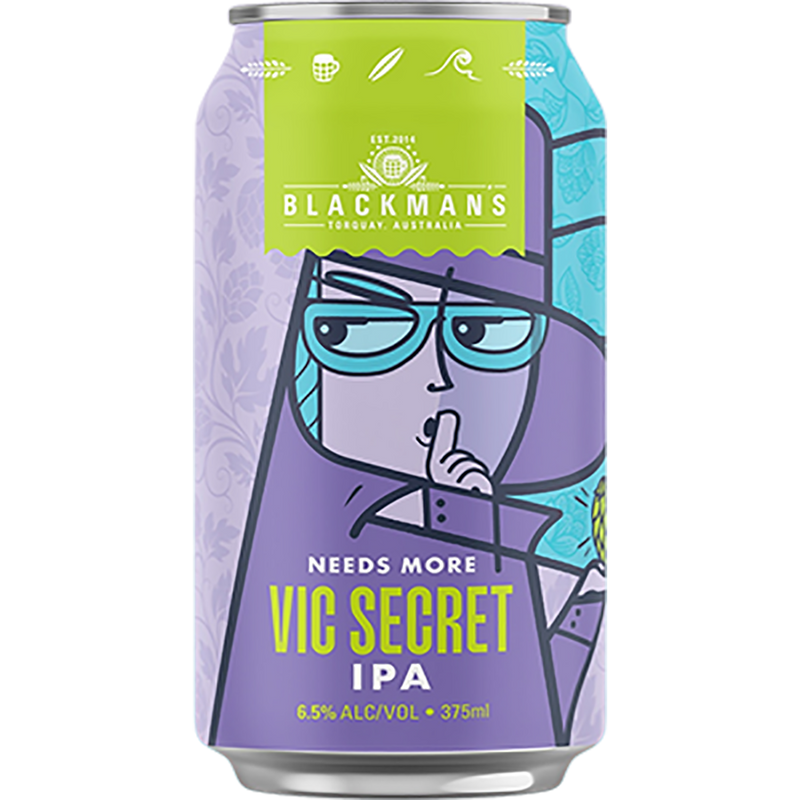 BLACKMAN'S NEEDS MORE VIC SECRET IPA CAN