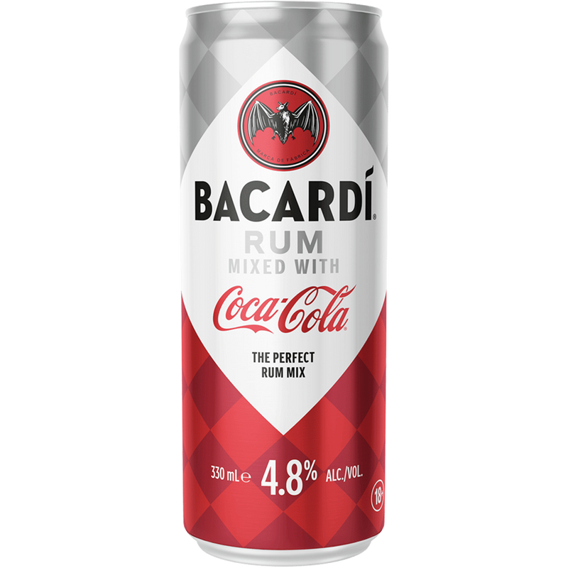 BACARDI RUM & COCA COLA CANS