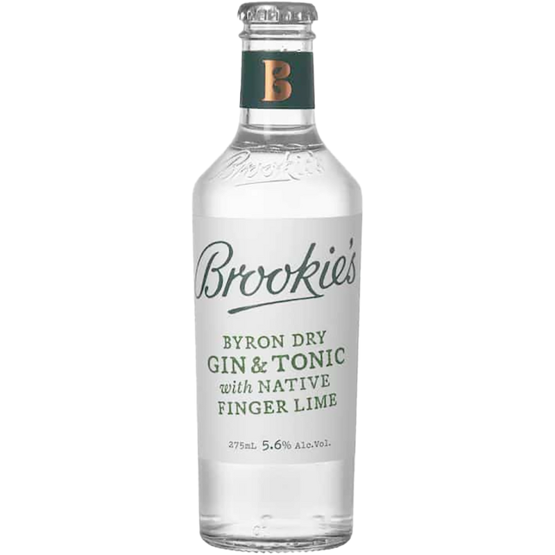 BROOKIES DRY GIN & TONIC BOTTLES
