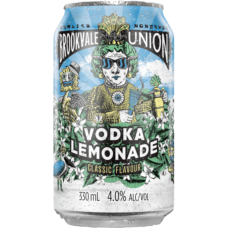 BROOKVALE UNION VODKA LEMONADE CANS
