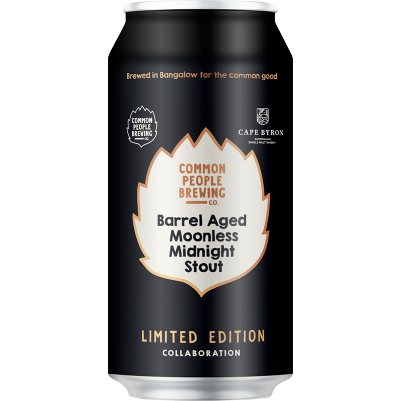 COMMON PEOPLE BARREL AGED MOONLESS MIDNIGHT STOUT CANS
