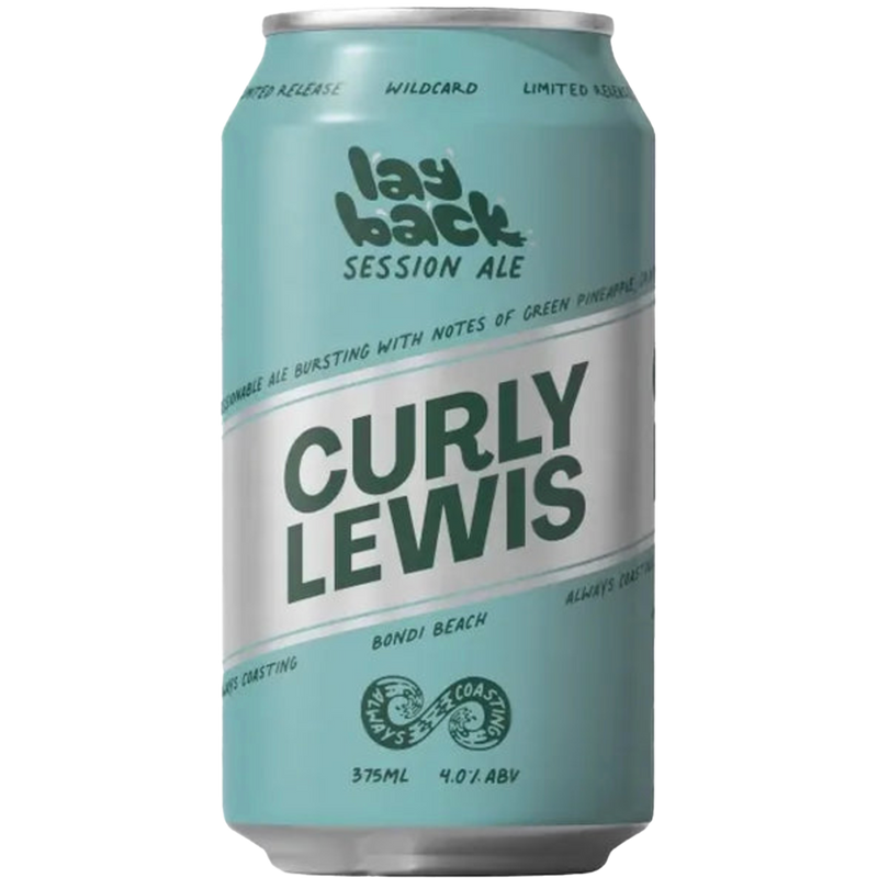 CURLY LEWIS LAY BACK SESSION ALE CAN